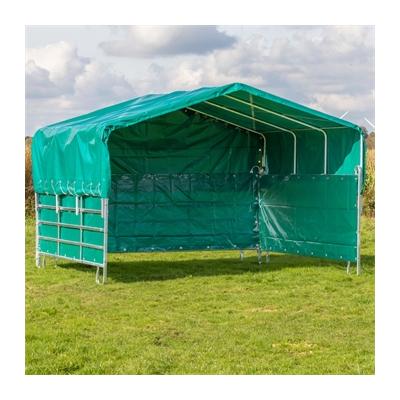 VOSS.farming Weidezelt, 4,0m x 3,6m, Panelzelt, inkl. 3x Seitenplane Image