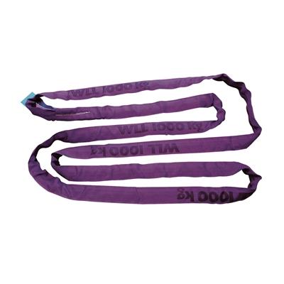 Rundschlinge doppelt ummantelt, 4m, Tragkraft 1t/2t, violett Image