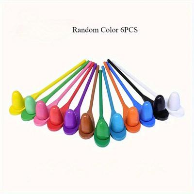 TEMU 3 Sets/6 Sets Balance Stick, Wooden Spoon, , Outdoor Fun Activities - Perfect Halloween Gift Idea With Spoons And Eggs For Fun Competitions And Image