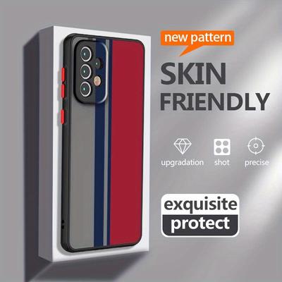 TEMU Red Boy Pattern Cool Art Phone Case Soft Tpu A72 A56 A52 A52s A50 A50s A42 A36 A32 A30s A22 A16 A12 A06 A03s A02 A02s 4g 5g Frosted Transparent Matte Image