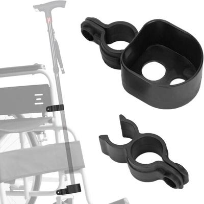 SNQ - Gehstockhalter für Gehhilfe, Gehstockhalter für Rollstuhl, praktischer Gehstockhalter,