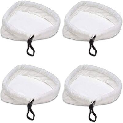 Ersandy - 4 Ersatz-Dampfwischtücher, Mikrofaser-Tuchpads, dreieckige Mikrofaser-Bodentücher, Image