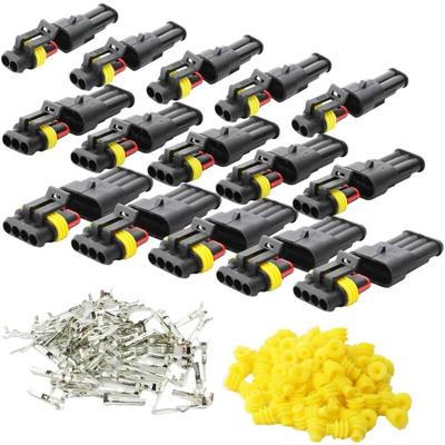 Wasserdichter Steckverbinder, elektrischer männlicher und weiblicher Stecker, awg elektrischer Image