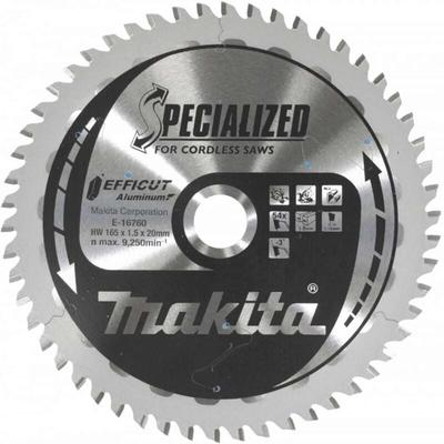 Zubehör - Sägeblatt Aluminium 165x20 mm, 54 Zähne E-16760 - Makita Image