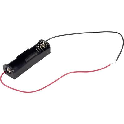 TRU COMPONENTS BH-311-1A Batteriehalter 1x Mignon (AA) Kabel Image