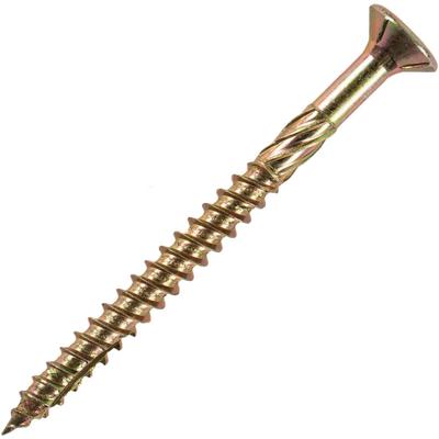 Senkkopf Spanplattenschraube, 1000 Stück, 4x25, Stahl galvanisch verzinkt, chromatiert, Image