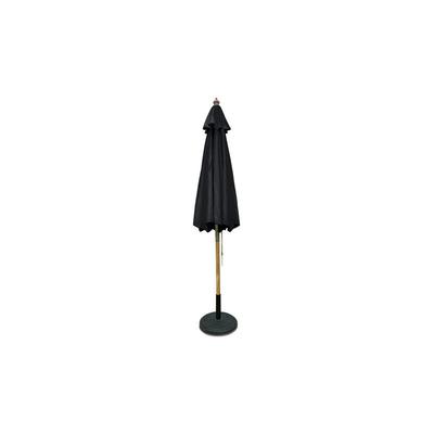 Simpo Lifestyle - 3m Holz Sonnenschirme Schwarz Image