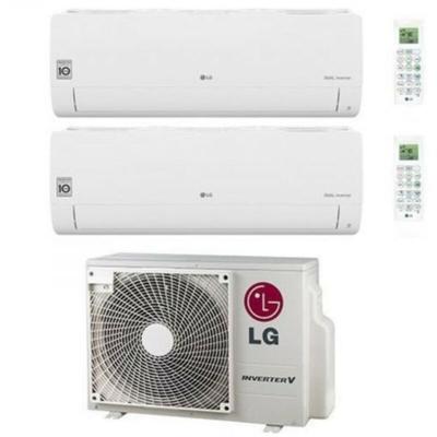 LG - Dual Split Inverter Klimagerät Libero Smart Series 12+18 mit MU3R19 UL0 R-32 Wi-Fi Integrated