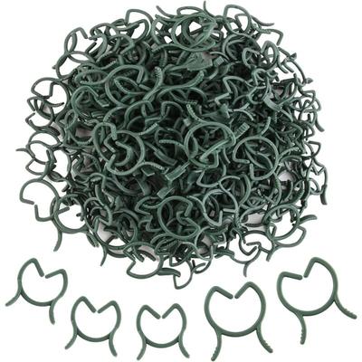 Sollbry - 200 Stück Pflanzenstützklammern, Kunststoff-Pflanzenklammern, Image