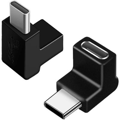 Ccykxa - 90 Grad rechtwinkliger USB-C-Adapter (2 Stück), usb-c 3.1 Buchse auf Stecker, Image