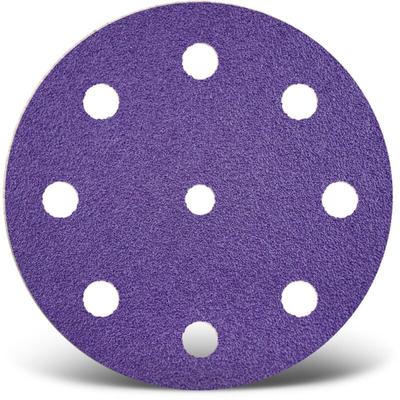 Titanium hd Klett-Schleifscheiben, 125 mm, 9-Loch, f. Exzenterschleifer, Keramik-Mix (50 Stk.) Image