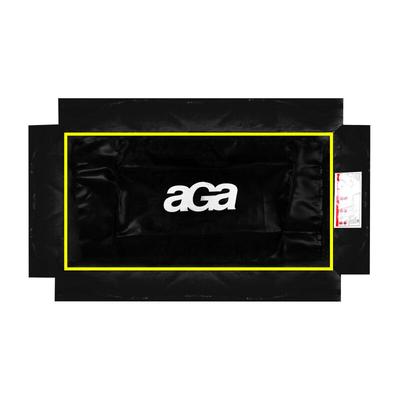 Aga24 - Aga Federabdeckung für rechteckiges Trampolin 244x335 cm Schwarz/Gelb Image