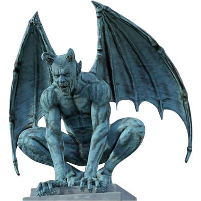 Gotrays - Wasserspeier für draußen Geflügelte Gargoyle-Gartenwächter-Skulptur, Heimdekoration – Image