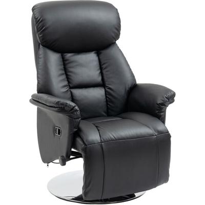 Homcom - Relaxsessel Drehbar Fernsehsessel mit Liegefunktion, Fußteil, TV-Sessel bis 150 kg Image