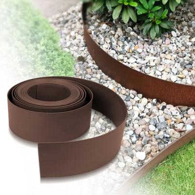 Vingo - Kunststoff Rasenkante Beeteinfassung Flexible Rasenbegrenzung Beetumrandung Blumenbeet Image
