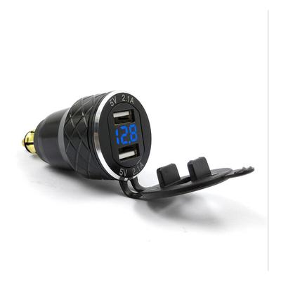 Cyslmuk - Motorrad usb Handy Ladegerät eu Stecker für bmw Ducati Metall Spannungsanzeige Auto Image
