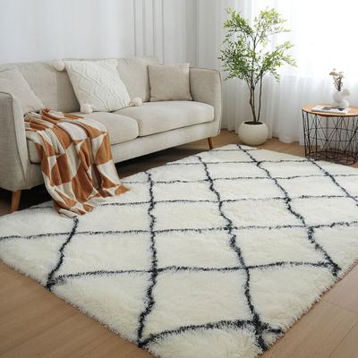 Freosen - Shaggy Wohnzimmerteppich 160x230cm Langflor Bettvorleger Weich Flauschig Teppich für Image