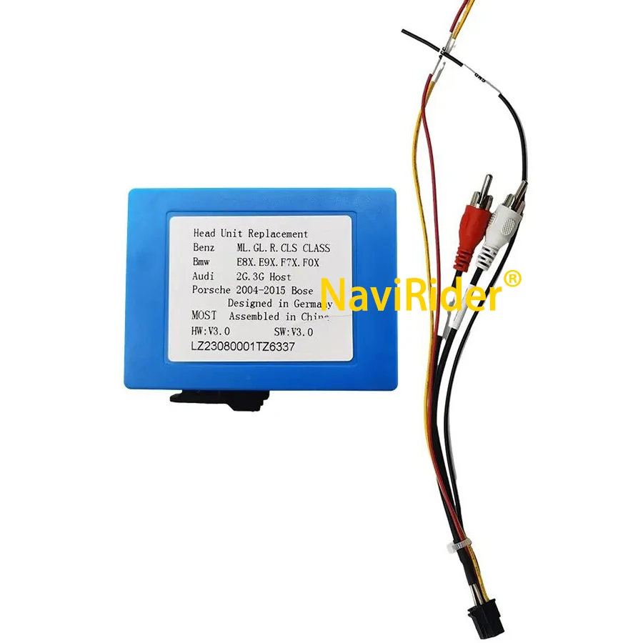 Glasfaser box für Porsche Macan 2007-2013 pcm3.1/pcm 2012 2017 Zoll Android Touchscreen Carplay Autoradio GPS Stereo-Video-Player Image