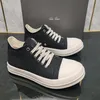 Ricks Schuhe Sneakers Damen Flache Schuhe Low-Cut Black Owens neue Sneakers Herren Casual Joker