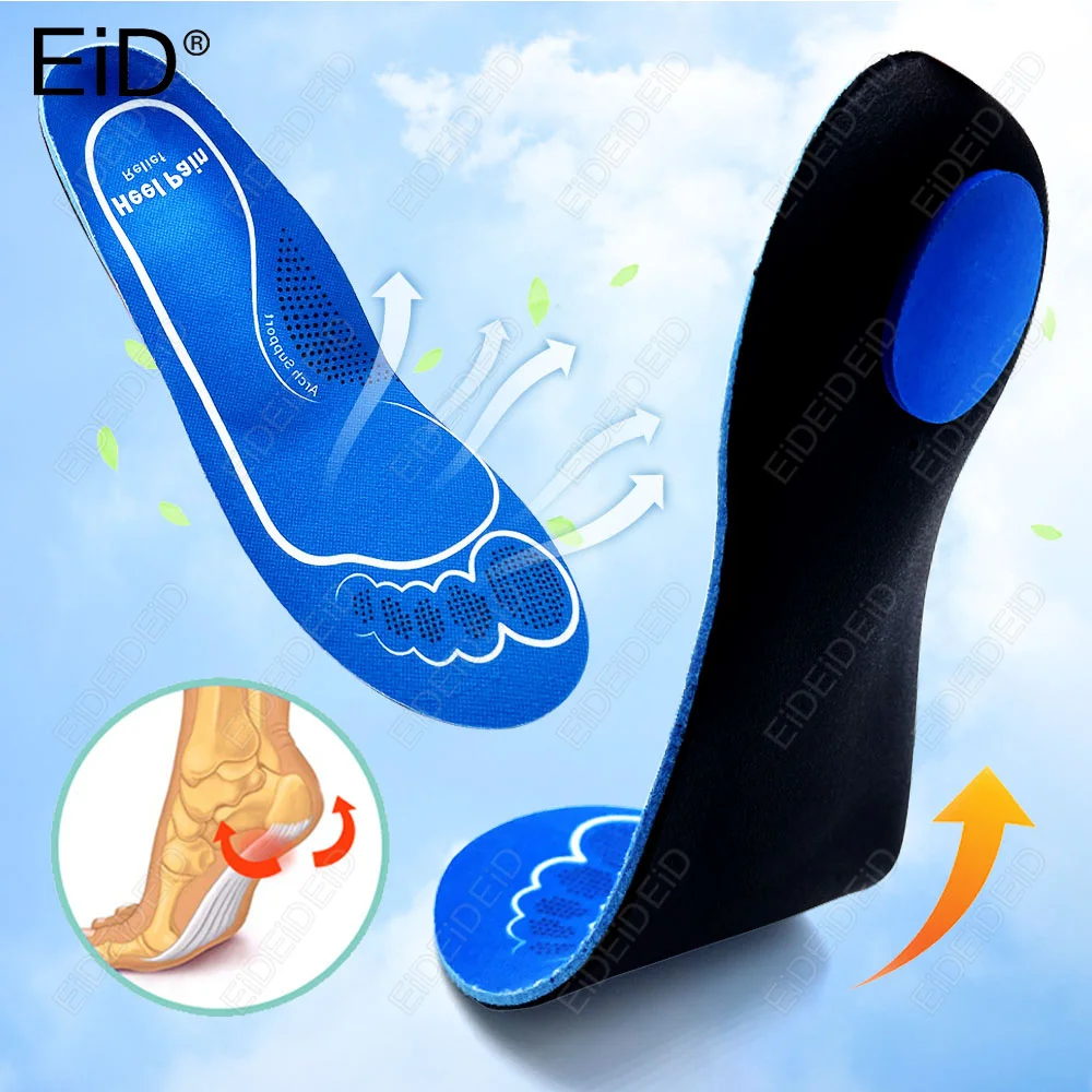 Orthesen-Einlegesohlen, Plattfuß, Fußgewölbeunterstützung, Sportschuhe, Einlegesohle für Füße, Plantarfasziitis, Schuhsohle, Schmerzeinlage, Fußpflege, Mann und Frau Image