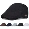 Männer NEW York Label Mesh Atmungsaktivität Newsboy Caps Britische Maler Hüte Frühling und Sommer Flache Kappe Hip Hop Berets Hut