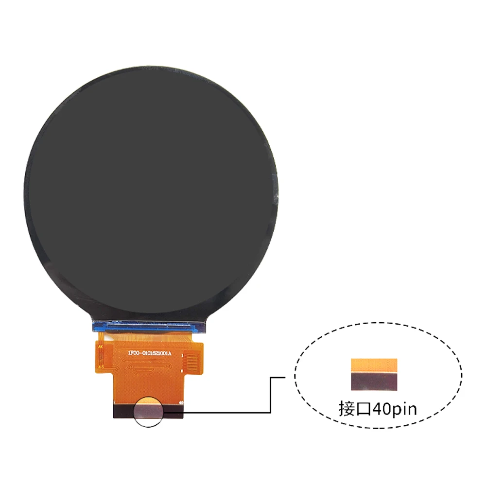 2,8 Zoll TFT LCD Module IPS Rundes Display 480*480 MIPI Schnittstelle mit Touch 40PIN Image