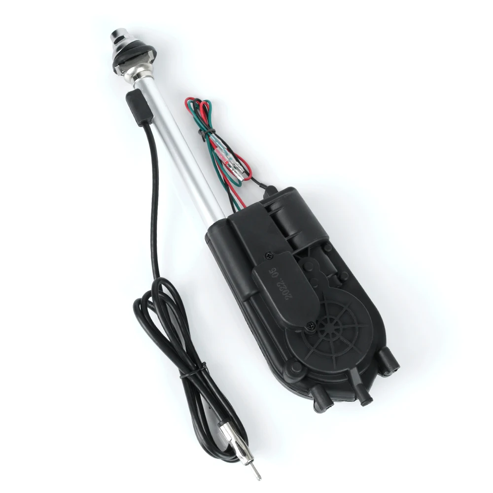 Universal Automatische Teleskop Antenne Außen Fahrzeug Antennen Elektrische Power 12V Für Auto SUV AM FM Radio Image
