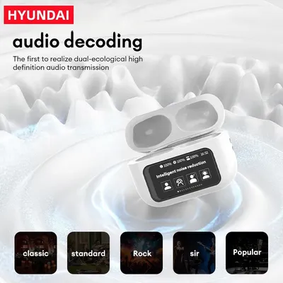 Wahl HYUNDAI HY-Y11 A11 Pro TWS Drahtlose Ohrhörer Touch Control LCD Bildschirm Kopfhörer mit HIFI Image