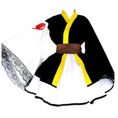 Maßgeschneidertes Anime Natsu Dragneel Cosplay Kostüm Halloween für Frauen Mädchen Lolita Kimono Image