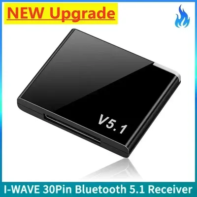 I-WAVE 30 pin bluetooth 5,1 audio empfänger a2dp musik mini drahtlose adapter für iphone ipod 30pin Image
