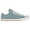 Sneaker CONVERSE "CHUCK TAYLOR ALL STAR LEATHER", Gr. 40, vernal pool, egret, schwarz, Leder, sportlich, Schuhe