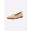 Slipper ANDREA CONTI, Damen, Gr. 39, beige (creme), Leder, Rindsleder, Rindsleder, modisch, Schuhe
