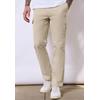 Cargohose STREET ONE MEN, Herren, Gr. 30, Länge 32, sandstone beige, Web, 98% Baumwolle, 2% Elasthan, unifarben, casual, lässig geschnitten lang, Hosen, Middle Waist