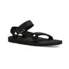 Sandale TEVA "Original Universal Urban", Gr. 47, schwarz, Textil, sportlich, Schuhe, mit Klettverschluss