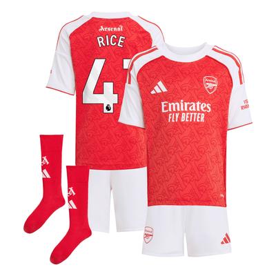 FC Arsenal 2025-26 adidas Mini-Heimausrüstung - Kleinkinder mit Aufdruck Rice 41 Image