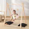 Indoor backyard swing set 2 in 1 foldable indoor swing hammock indoor swing hanging chair