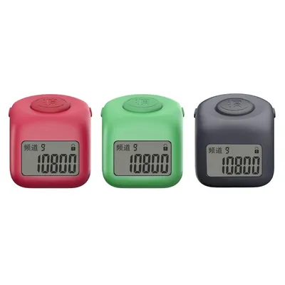 Portable Mini Rechargeable Digital Finger Ring Electronic Hand Tally Counter Silent Prayer Counter
