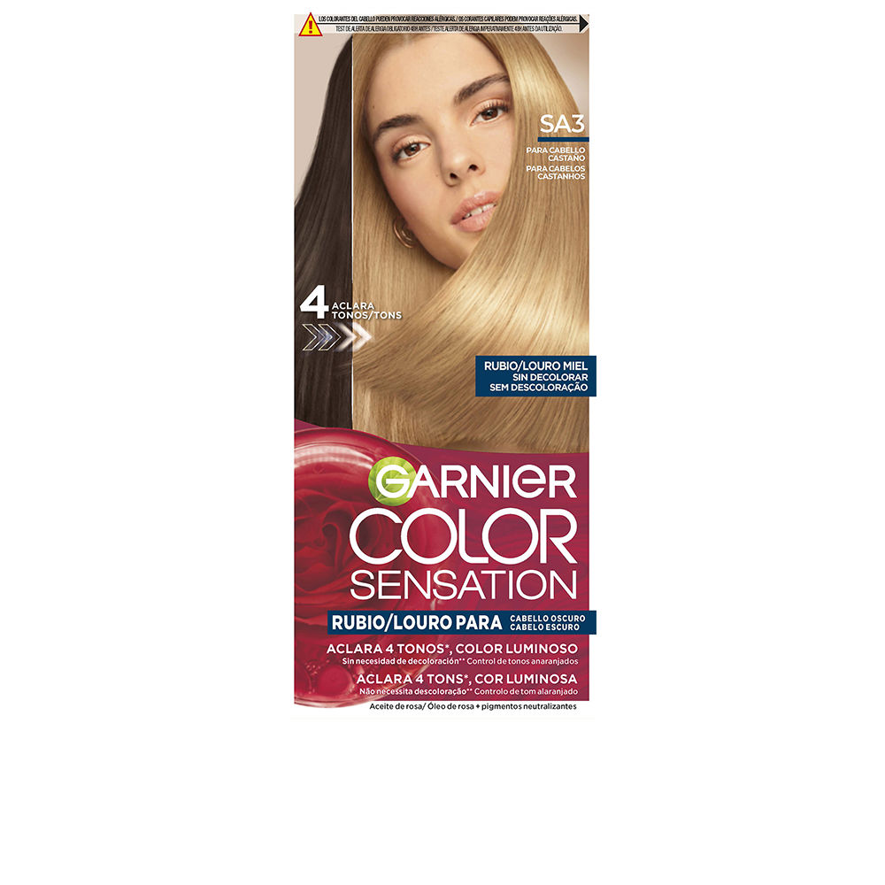Color Sensation Leuchtende Blonde Farbe Ohne Verblassen Für Dunkles Haar #louro Miel Image