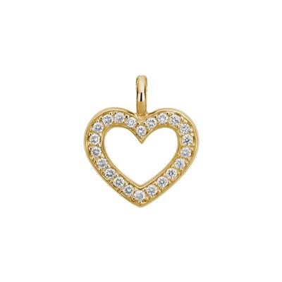 Lyomi Anhänger 585/- Gold Diamant Lab Grown 0,15ct. gelb vergoldet Damen Image