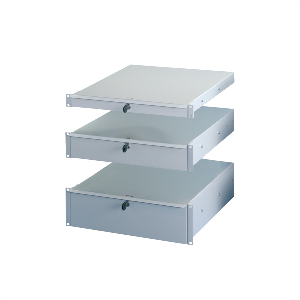 SCHROFF 19"-Schubfach 1HE, grau Image