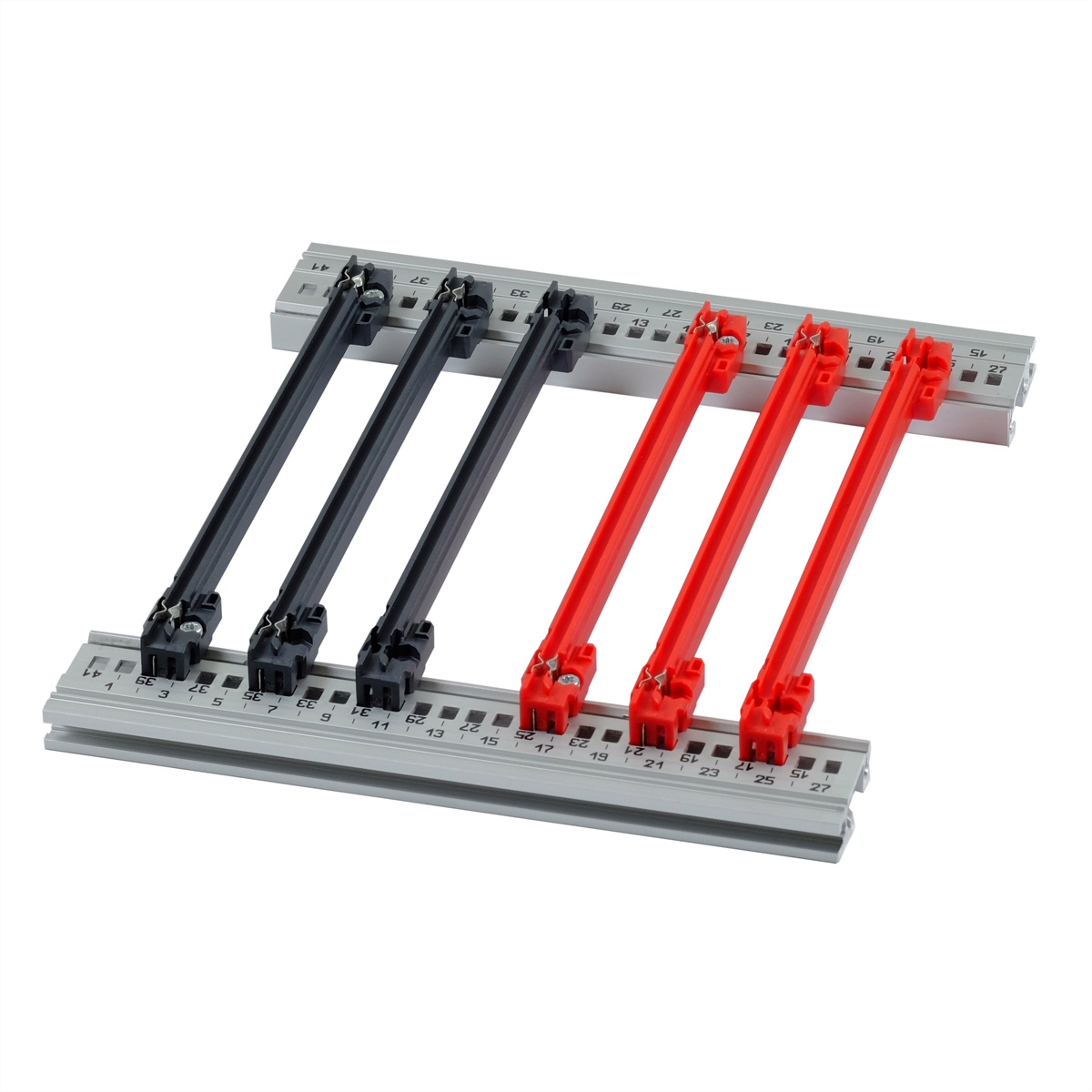SCHROFF FUEHRUNGSSCH.ZUB.KIT 160T 2MM ROT (10ST) Image