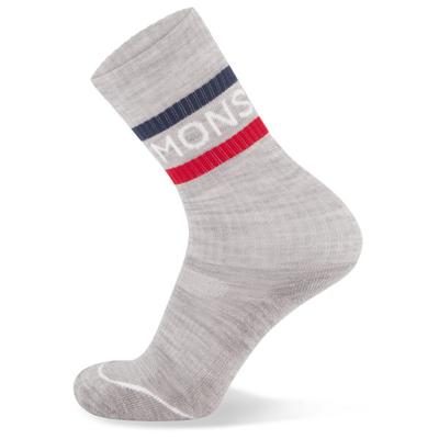 Mons Royale - Signature Crew Sock - Radsocken Unisex S - EU: 35-38 grau Image