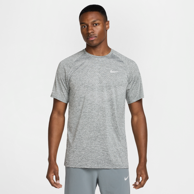 Nike Stride Men's Dri-FIT ADV Short-Sleeve Running Top - Grey - Polyester