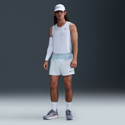 Nike Trail Second Sunrise Men's 12.5cm (approx.) Dri-FIT ADV Brief-Lined Running Shorts - Grey - Polyester