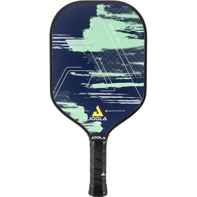 Pickleballschläger JOOLA "Seneca FDS 14", weiß (blau, grün, weiß), RacketsportschlägerB:200mm L:406mm T:14mm, aus Carbon, USAPA zertifiziert Schläger, B:200mm L:406mm T:14mm