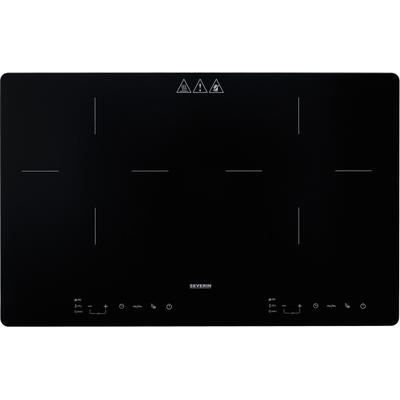 SEVERIN Doppel-Induktionskochplatte "DK 1033", schwarz, B:38cm H:4,2cm T:60cm, Kochplatten