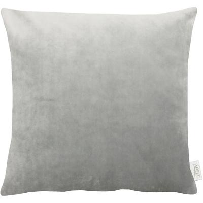 Dekokissen APELT "Arte" Gr. 1, grau (hellgrau, unifarben), B:46cm L:46cm, Polyester, Dekokissen_Sitzkissen_Kissenhüllen, Kissenhülle ohne Füllung, 1 Stück Image