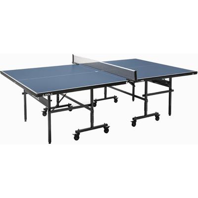 Tischtennisplatte JOOLA "Inside 15", blau (blau, schwarz), TischtennisplattenB:76cm H:152,5cm L:274cm, Indoor Tischtennistisch - klappbares Untergestell, inkl. Netz, B:76cm H:152,5cm L:274cm Image