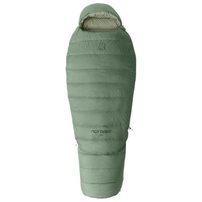 Nordisk - Kid's Ides Junior Mummy Sleeping Bag - Daunenschlafsack Gr 130-160 cm Zip: Left Grün