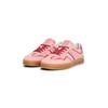 Plateausneaker TOMMY JEANS "THE GREENWICH", Damen, Gr. 42, bunt (rosa, beere), Veloursleder, sportlich, Schuhe, Schnürer, Halbschuh, Freizeitschuh mit Kontrastbesatz